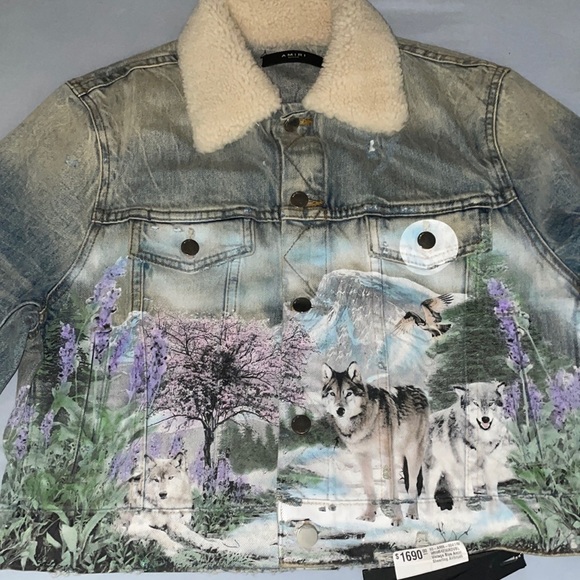 Amiri Vintage Blue Jacket